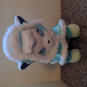 Alolan Vulpix Build a Bear with sound, cape, and pajamas